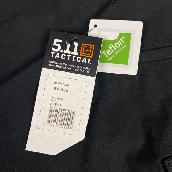 NWT 5.11 Tactical Stryke Pants Flex-Tac Cargo Ripstop Black Men's 44 x 32 - Picture 6 of 15